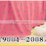 Blanket Manufacturer Pink Sweet Wave Point Design Easy Carry Extra Soft Two Sides Fleece Blanket Flannel Blanket thumbnail-5