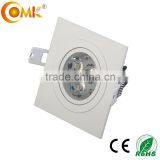 China Supplier Ceiling Lamp Square Models of Lamps of Stairs 3w 9w Bridgelux Adjustable Movable Ceiling Light Fixture