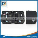 USB LAPTOP / PC Accessory Travel Kit in Zip Case, Accessory IT Travel Kit, Laptop Accessory Compact Gift Set thumbnail-3