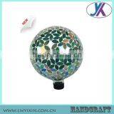 High Quality 10" Mosaic Clear 100 Wholesale Clear Glass Christmas Ball Ornaments thumbnail-3