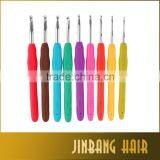 2016 New Plastic Handle Crochet Hook Set Knitting Needle Crochet Hook Aluminum Crochet Hook Set With Plastic Case thumbnail-2