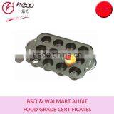 Heart Shaped Cheesecake Pan,12cup, Gray,non Stick, Color Box Packaging thumbnail-3