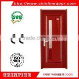 Latest Design Wooden Color Entry Front Door (CF-9162) thumbnail-1