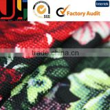 2015 new jacquard style 100% pinrted polyester fabric