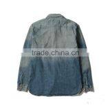 Men's Jean Jacket Short Jeans Thin Coat With Long Sleeves Distressed Wash Denim Jacket OEM Service thumbnail-2