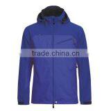 Top Quality Outdoor Functional Blue Windbreaker Jacket With Hood