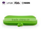 Rectangle Green Kiss Lock Chinese New Year Bag / Fashion Style Waterproof Bag Coin Bag Card Holder