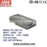 Meanwell 1500W True Sine Wave DC-AC Inverter With Solar Charger High Frequency Inverter