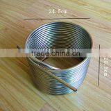 304 Grade Food Grade Stainless Steel Coil Tube Stainless Steel Wort Chiller