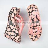 China New Summer Fashion High Heel Lady Flip Flops Slippers