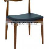 PU Upholstered Modern Ash Solid Wood Chair thumbnail-2
