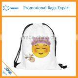 Wholesale drawstring bags emoji bag cheap drawstring bags                        
                                                                                Supplier's Choice