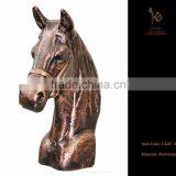 Antique Aluminium Horse Sculpture thumbnail-1