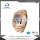 Rose Gold Tungsten Steel Fancy Wrist Watches for Men thumbnail-2