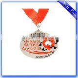 Promotional Zinc Alloy Gold Enamel Custom Shaped Medal thumbnail-2
