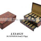 Velvet Inlay Wooden Watch Box for Sale thumbnail-1