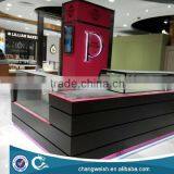 Chocolate Glass and Mdf Display Cabinet Showcase Used in Supermarket