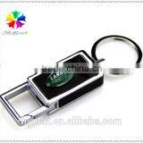 Famous Car Logo Double Loop Metal Custom Keychain for Gift