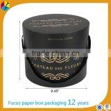 Decorative Cardboard With Ribbon Flowers in Hat Box thumbnail-2