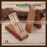 2016 New design 270 degree rotating wooden box within 2 wood pens inside