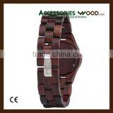 Customized Rose Wood Wooden Watch for Lady thumbnail-3
