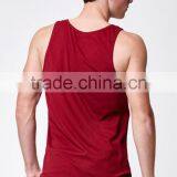 Daijun OEM Summer Men's Red and Yellow Fashion 100 Cotton Tank Top thumbnail-4