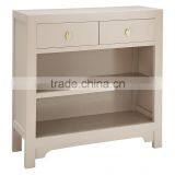 Antique Tall Wood Bookcase With 2 Door thumbnail-2