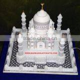 White Marble Taj Mahal Model Taj Mahal Replica Exporter thumbnail-1