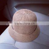 2016 Wholesale Latest Design Summer Hollow Out Sun Hat Europe Market Hot Sale Original Straw Cowboy Hat thumbnail-4