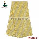 2016 Haniye Wholesale French Lace Fabric Jacquard African Net Lace Fabric/NYN100