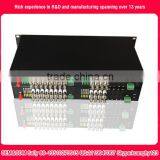 24Ch Video/1Return Data/1 Forward Audio to Fiber SM 20km Optical Video Multiplexer1CH to 64CH Cctv Fiber Video Converter Factory