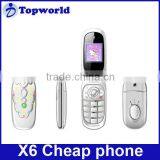 X6 Flip Lady Mobile Phone Dual Sim Card With Good Quality thumbnail-1