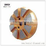 3" Metal Bond Hook and Loop Fastener Backed Grinding Pad for Polishing Concrete Floor thumbnail-1