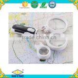High Quality Handheld Magnifier 2 LED Lens Interchangeable Magnifier Magnifying Glass With Light thumbnail-2