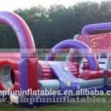 2016 Interactive Inflatable Obstacle Course Rental Inflatable Slide Children Air Playground