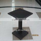 Cheap Rattan/wicker Glass Dining Table