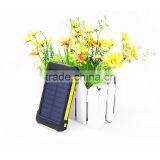 10000MAH Dustproof Shockproof Waterproof Wholesale Solar Cellphone Charger Powerbank