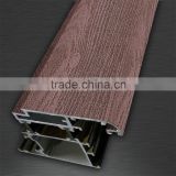 High quality 4D PVDF wood grain aluminium profiles