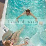 Hot Sell Freestanding Acrylic Large Outdoor Spa Swimming Pool Hot Tub Combo thumbnail-2