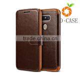 PU Leather Wallet Cards Holder Stand Case Cover For LG G5 cover leather phone case