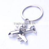 Wholesale 3d Airplane Metak Key Chains Business Gift Metal 3d Airplane Key Rings thumbnail-3