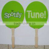 Sandwich Fans,paper Fan,OEM,custom Paper Fan With Wood & Plastic Handle,promotional Fans