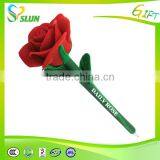 Promotional Rubber Flower Ballpoint Pen Cheap Pen Flowers thumbnail-4