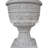Hand-Carved Marble Planter thumbnail-1