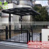 Easy Installation Garden Sun Shade Aluminum Single Slope Carport thumbnail-6