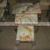 PAKISTAN NATURAL GOOD SALE ONYX TABLES COLLECTION thumbnail-6