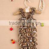 Fashion Cute Satin Ruffle Dressy Rompers thumbnail-1