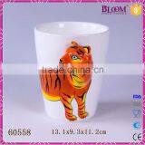 Personalized Tiger Desgin Custom Porcelain Mug thumbnail-2