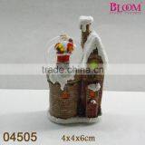 Factory direct sale santa design resin water globe