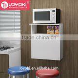 New Design Wall Bar With Fold Down Shelf Floating Kitchen Organizer With 2 Shelves thumbnail-2